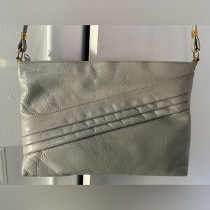 MIMO SACS Vintage Grey Genuine Leather Purse